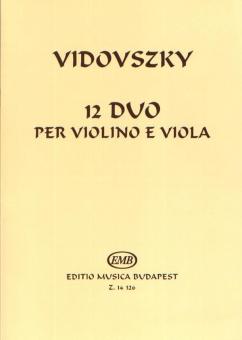 12 duo per violino e viola 