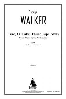 Take, O Take Those Lips Away 