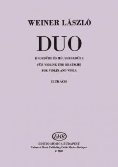 Duo for violin and viola 