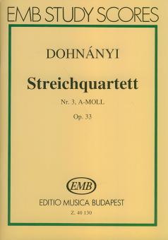 Streichquartett Nr. 3 a-Moll 