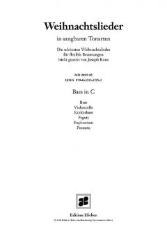 Weihnachtslieder in sangbaren Tonarten 