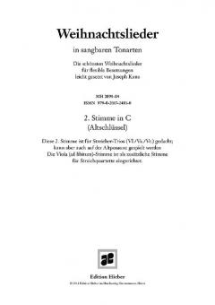 Weihnachtslieder in sangbaren Tonarten 