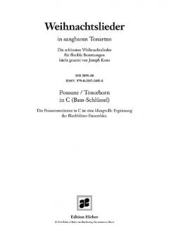 Weihnachtslieder in sangbaren Tonarten 