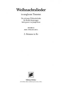 Weihnachtslieder in sangbaren Tonarten 
