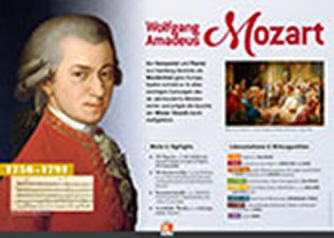 Poster Sekundarstufe: Wolfgang Amadeus Mozart 