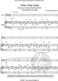 Zum Sanctus (Heilig, heilig) 