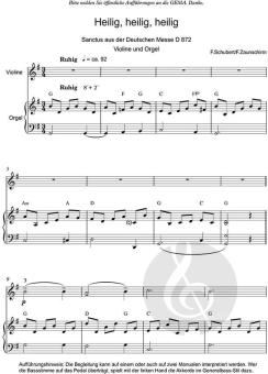 Zum Sanctus (Heilig, heilig) 