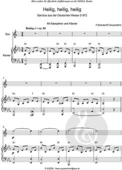 Zum Sanctus (Heilig, heilig) 