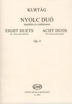 Eight Duos for violin and cimbalom 