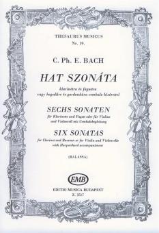 Six Sonatas for clarinet and bassoon 