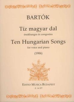 Ten Hungarian Songs for voice and piano 