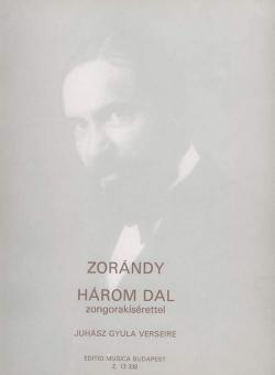 Three Songs With piano accompaniment, To poems by Gy.Juhász 