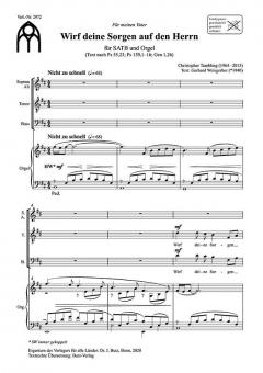 Wirf deine Sorgen auf den Herrn 