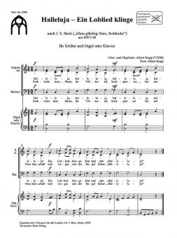 Halleluja - Ein Loblied klinge 