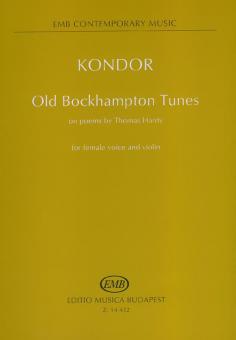 Old Bockhampton Tunes On Poems By Thomas Hardy 