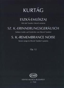S. K. Erinnerungsgeräusch op. 12 