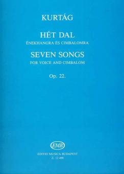 Seven Songs For Soprano And Cimbalom 