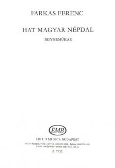 Hat magyarnépdal 