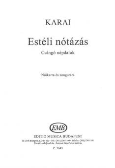 Estéli nótázás 