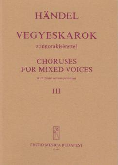Choruses For Mixed Voices 3 