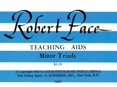 Flash Cards, Minor Triads 