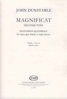Magnificat secundi toni 