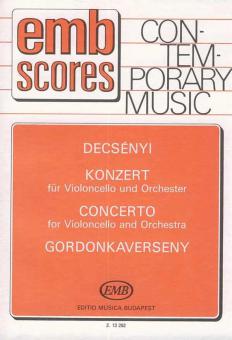 Concerto for violoncello and orchestra 