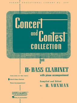Concert And Contest Collection B Flat Bass Clarinet Solo Part Only 