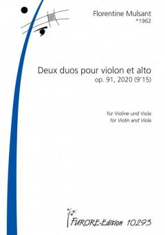 2 duos pour violon et alto op. 91 