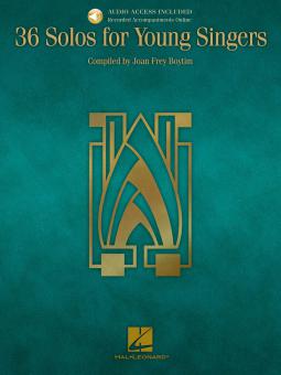 36 Solos for Young Singers Book and CD 