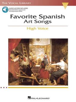 Favorite Spanish Art Songs High Voice Book and CD 