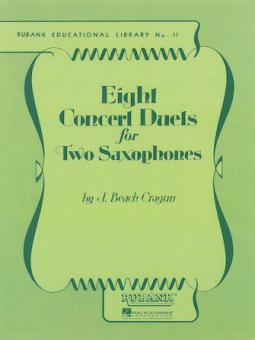 8 Concert Duets for 2 Saxophones 