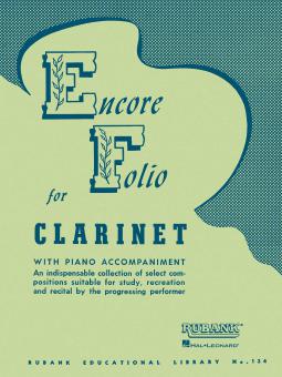 Encore Folio For Clarinet And Piano 