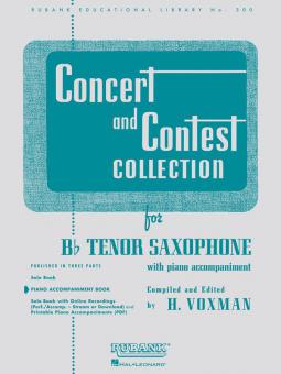 Concert and Contest Collection B Flat Tenor Saxophone 