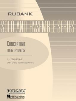Concertino Trombone Piano American Composers Series 