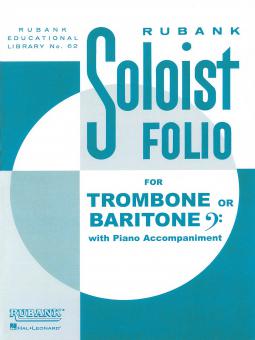 Soloist Folio Trombone Or Baritone And Piano 