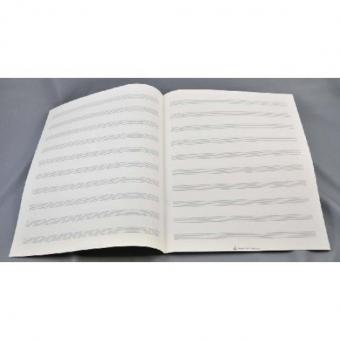 Notenpapier Star 2000 Quart-Format hoch (27x34) 10 Systeme 