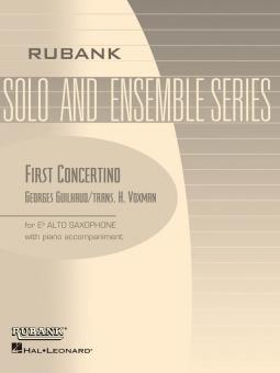 First Concertino E Flat Alto Saxophone Solos with Piano 