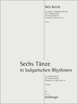 6 Tänze in bulgarischen Rhythmen 