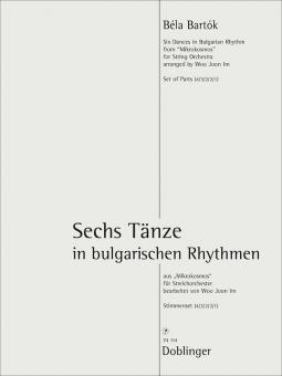 6 Tänze in bulgarischen Rhythmen 