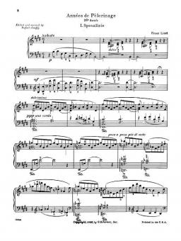 Annees De Pelerinage Book 2 Italie Piano 