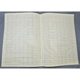 Notenpapier Din A3 hoch (29,7x42) 30 Systeme 