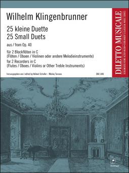 25 kleine Duette 