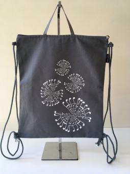 Turnbeutel Hidden Music - grau 