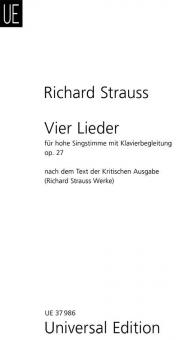 4 Lieder op. 27 TrV 170 