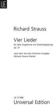 4 Lieder op. 27 TrV 170 