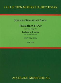 Präludium F-Dur BWV 29 & 1006 