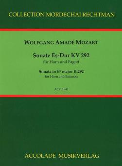 Sonate Es-Dur KV 292 