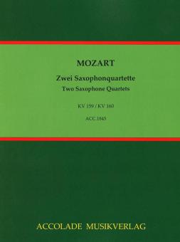2 Saxophonquartette KV 159 & 160 