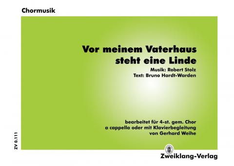 Vor meinem Vaterhaus steht eine Linde - Klavierstimme 